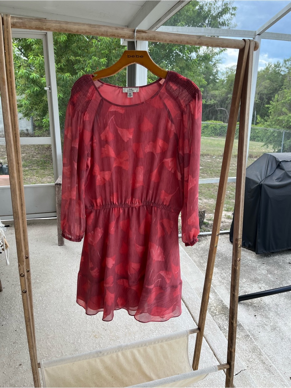 H by halston floral dress